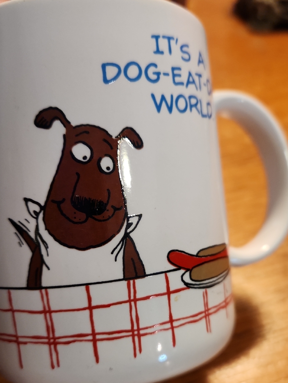 Vintage Shoebox Greetings Hallmark 1986 Dog Mug - Picture 2 of 6